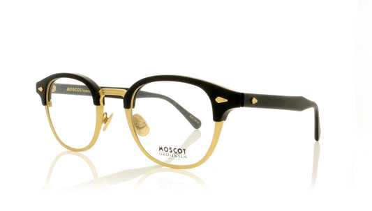 Moscot Lemtosh Mac MB/MG Matte Black Glasses - Angle
