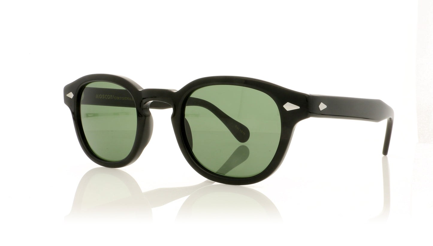 Moscot Lemtosh Sun 0200-02 Black Sunglasses - Angle