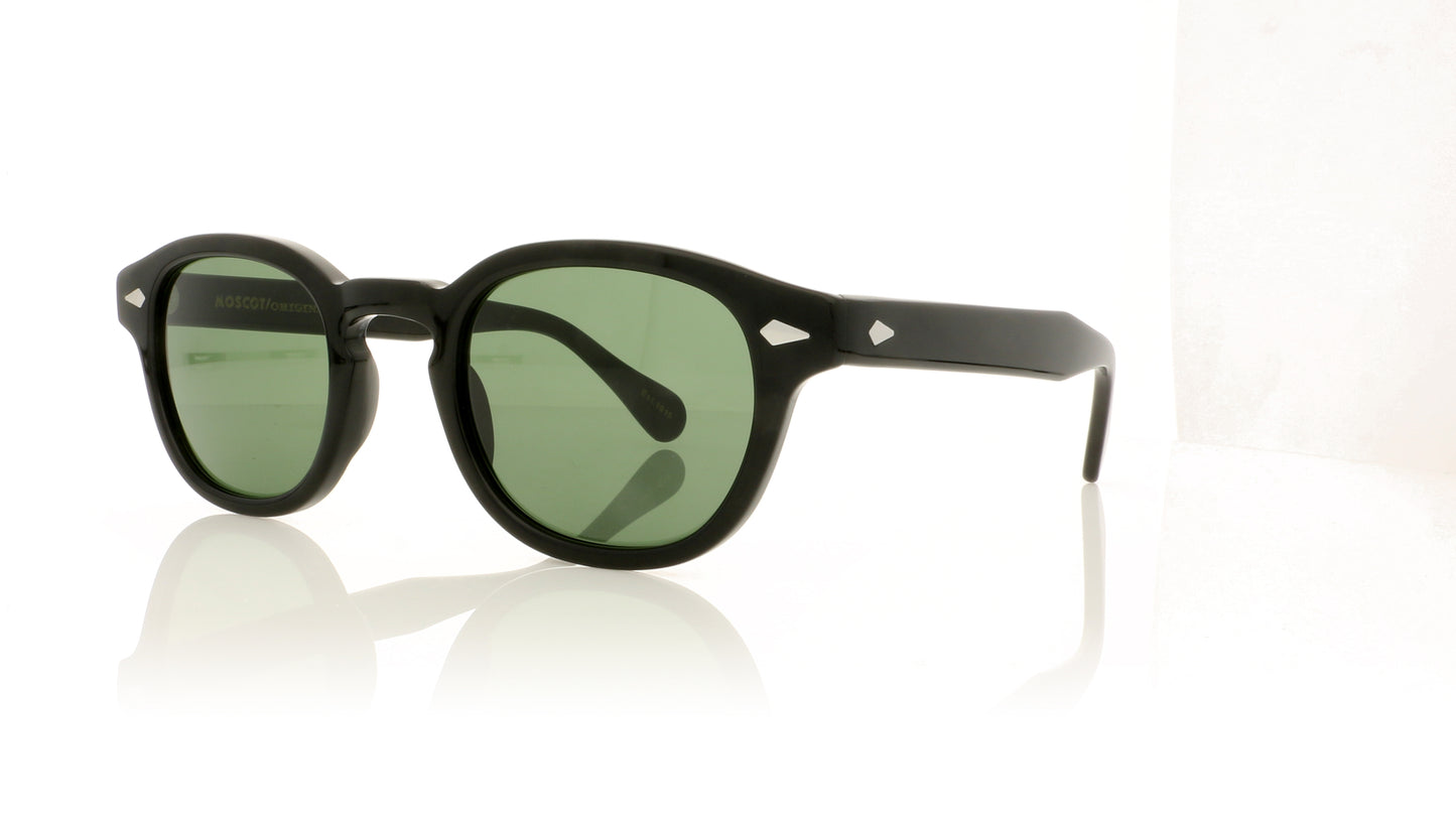 Moscot Lemtosh Sun 0200-02 Black Sunglasses - Side