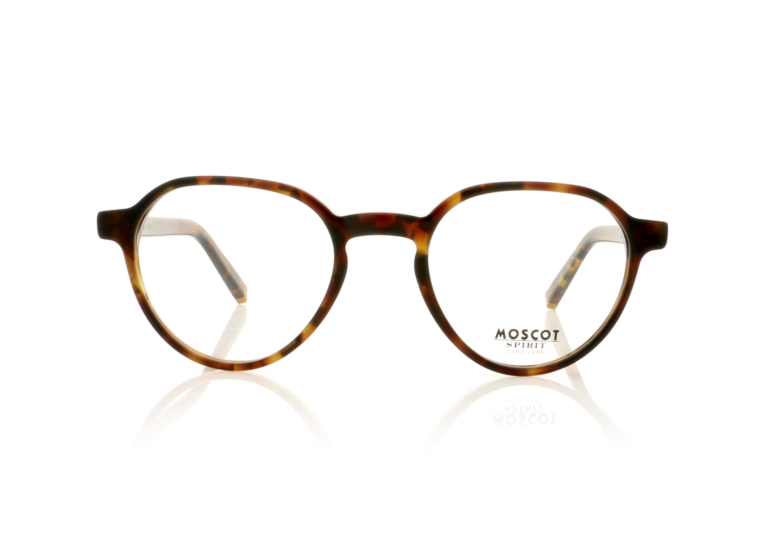 Moscot Les Tortoise Spot Glasses - Front