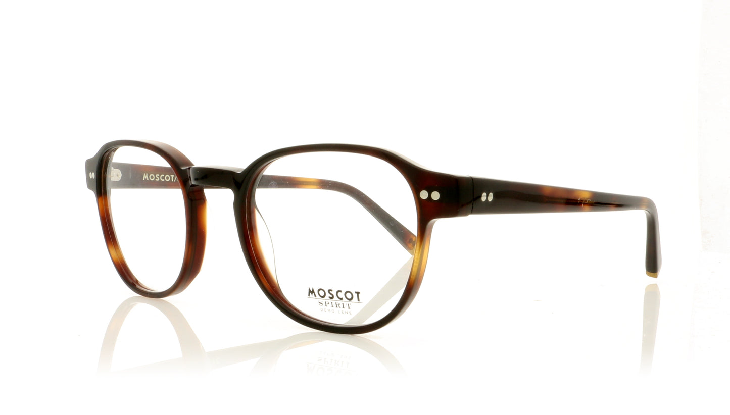 Moscot Mosco Arthur 2002-01 Tortoise Glasses - Angle