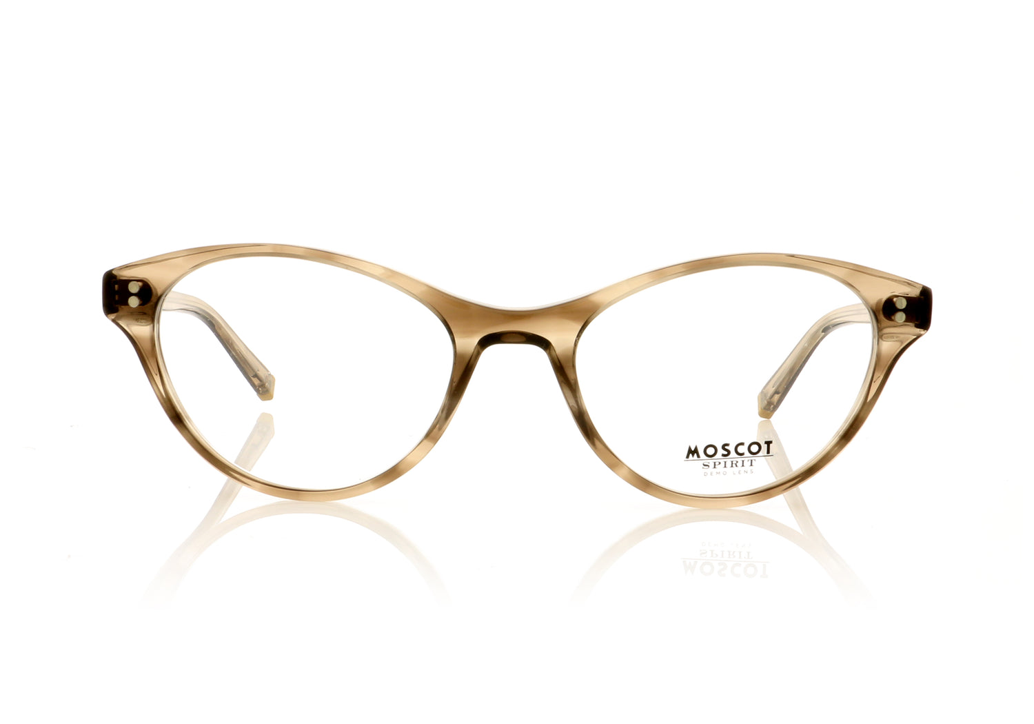 Moscot Tess 0225-01 Brown Ash Glasses - Front