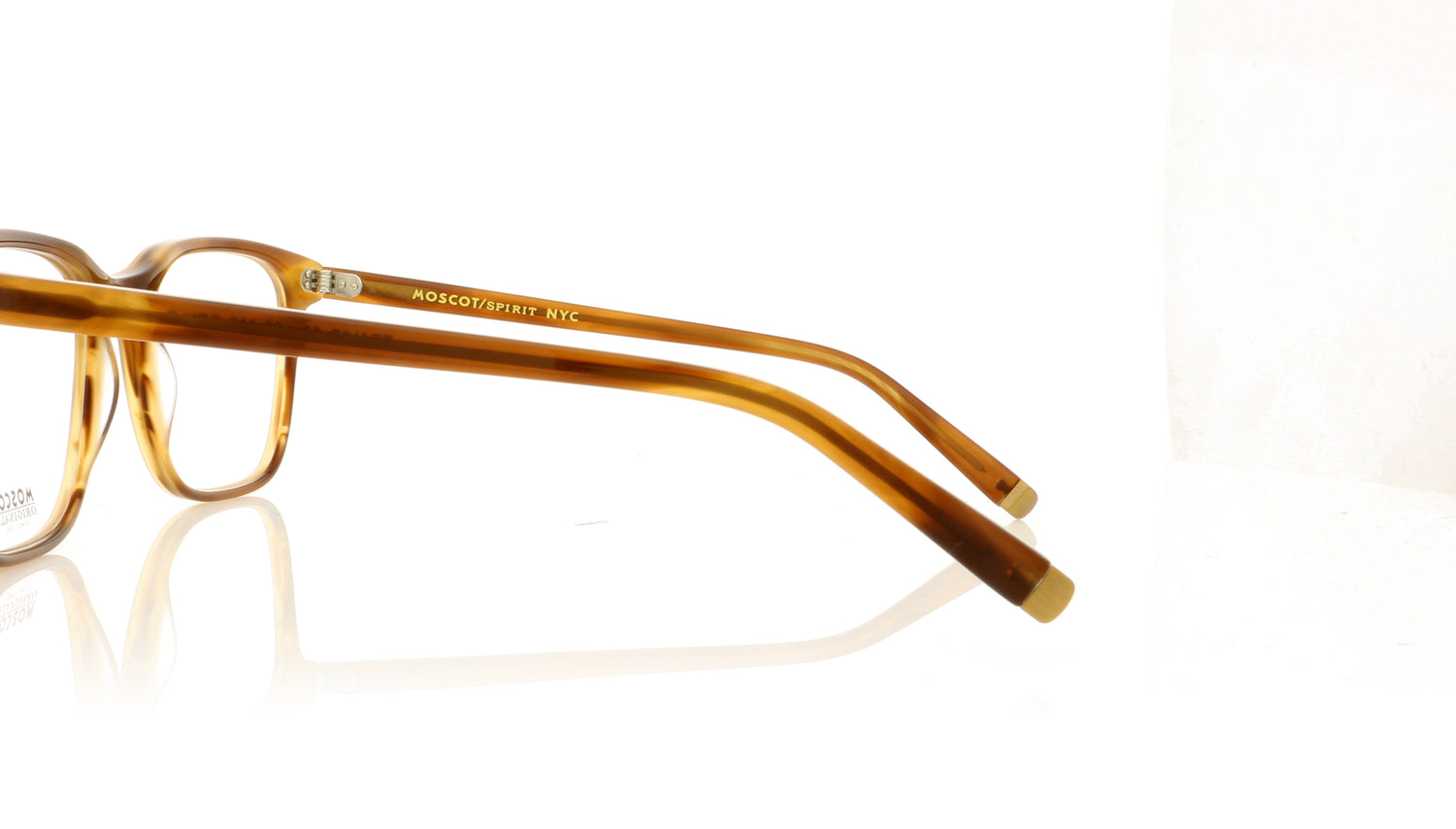 Moscot Travis 0401-01 Dark Blonde Glasses - Side