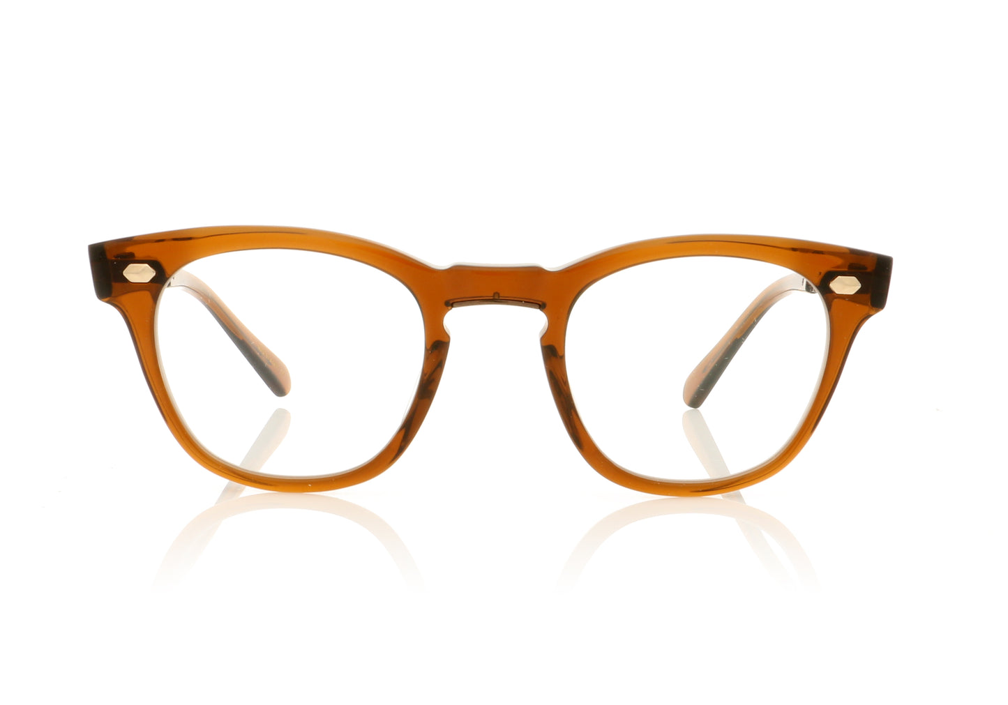 Mr. Leight Hanalei C CRMLTA-CG Carmelita-Chocolate Gold Glasses - Front