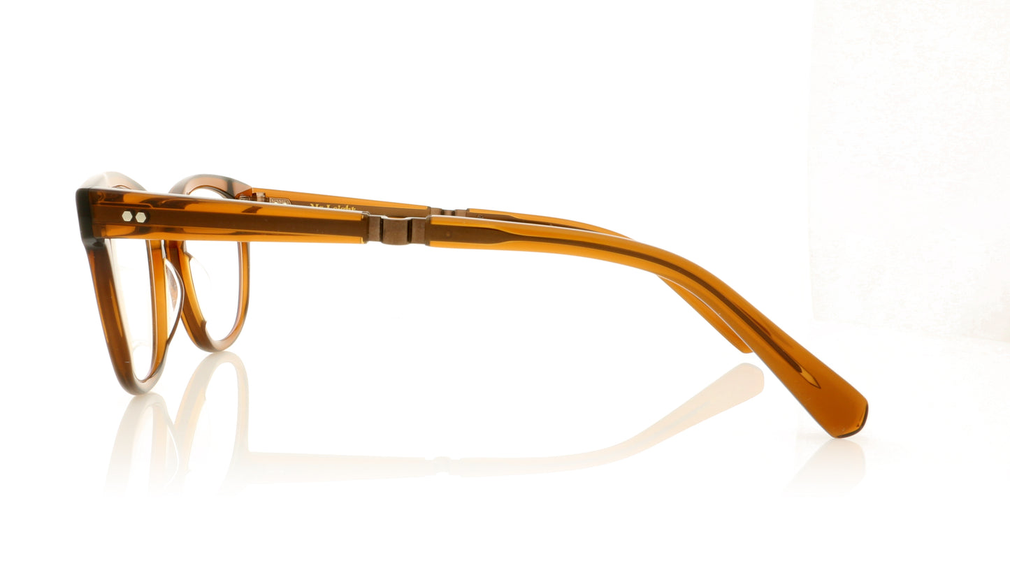 Mr. Leight Hanalei C CRMLTA-CG Carmelita-Chocolate Gold Glasses - Side