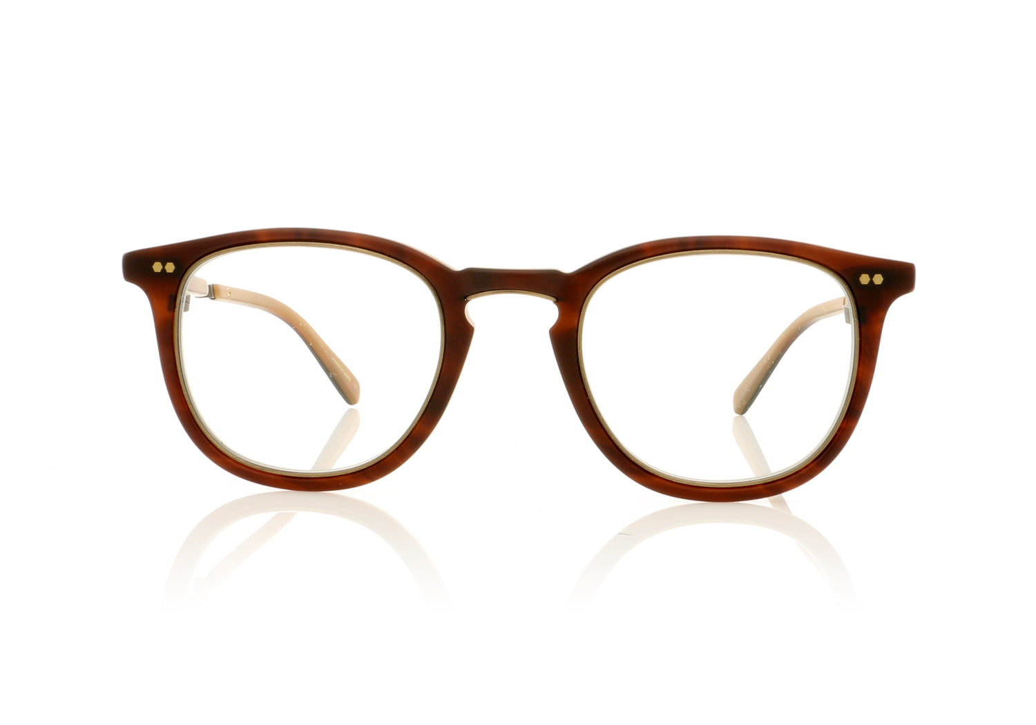 Mr. Leight Coopers C ML1011 MHLA-ATG Matte Honey Laminate Glasses - Front
