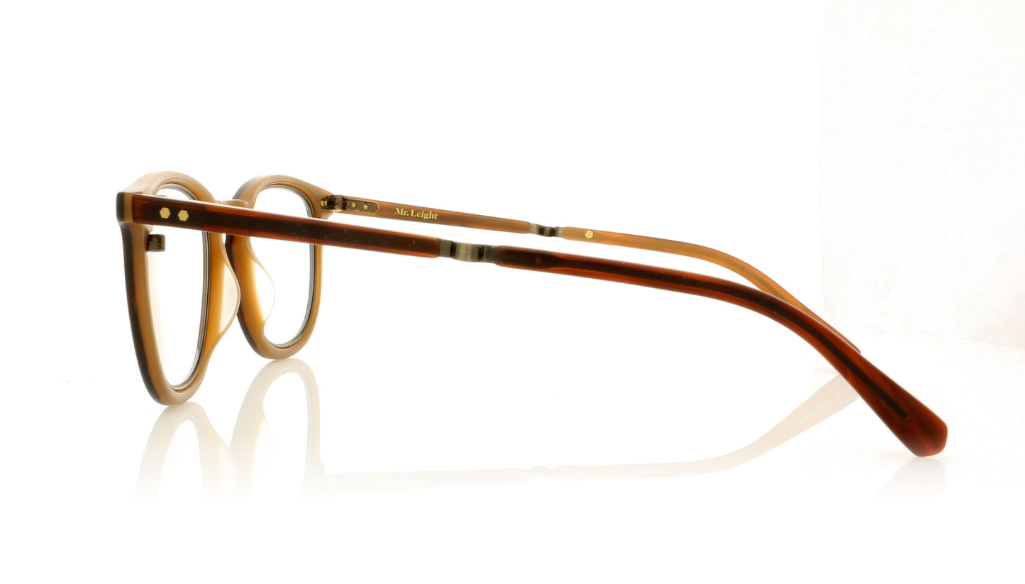 Mr. Leight Coopers C ML1011 MHLA-ATG Matte Honey Laminate Glasses - Side