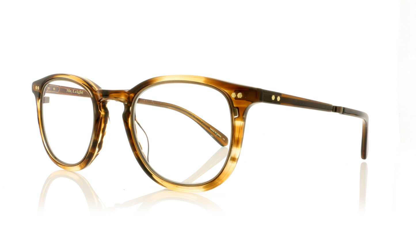 Mr. Leight Coopers C ML1011 TOB-ATG Tobacco Glasses - Angle