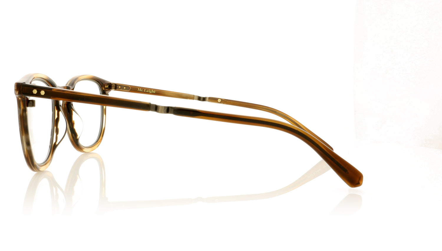 Mr. Leight Coopers C ML1011 TOB-ATG Tobacco Glasses - Side