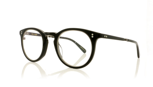 Mr. Leight Crosby C ML1013 BK-PW Black Glasses - Angle