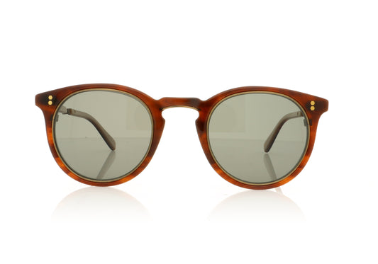 Mr. Leight Crosby S HLA-ATG/G15 Honey Laminate-Antique Gold Glasses - Front