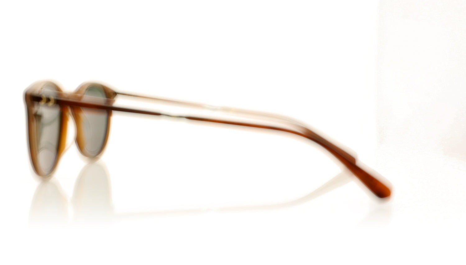 Mr. Leight Crosby S HLA-ATG/G15 Honey Laminate-Antique Gold Glasses - Side