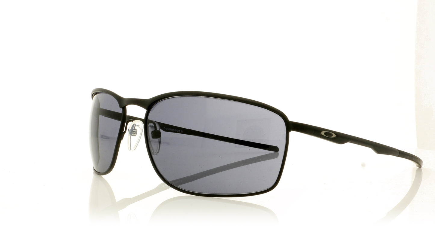 Oakley Conductor 8 410701 Matte Black Sunglasses - Angle