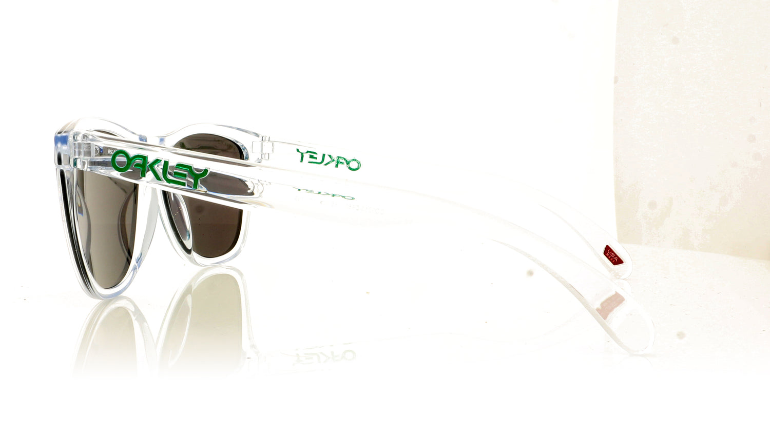 Oakley Frogskins 9013D6 Crystal Clear Sunglasses - Side