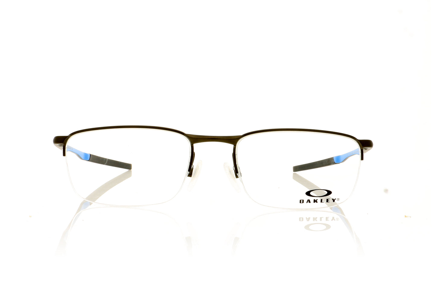 Oakley Barrelhouse 0.5 317406 Pewter Sky Blue Glasses - Front
