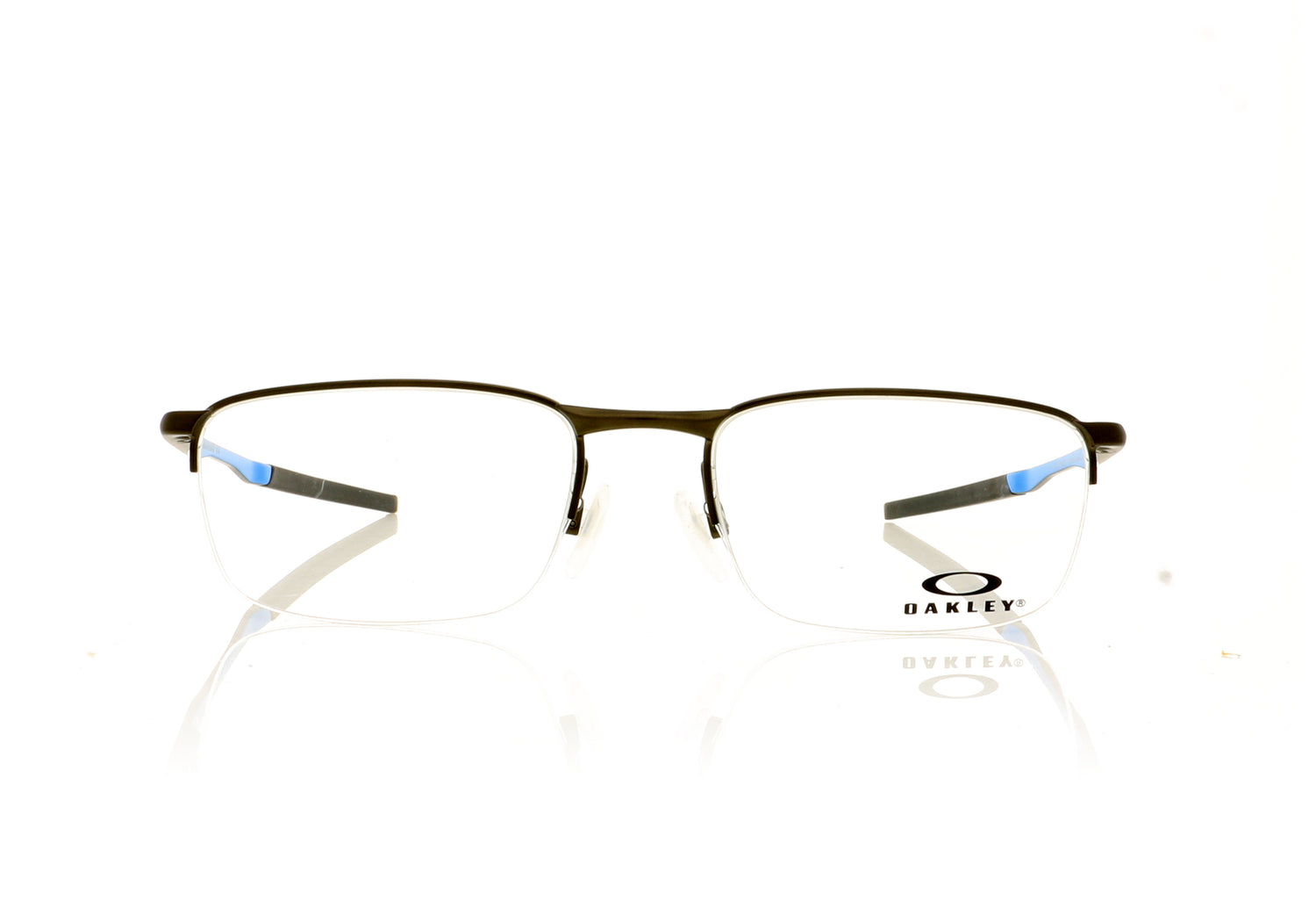 Oakley Barrelhouse 0.5 317406 Pewter Sky Blue Glasses - Front