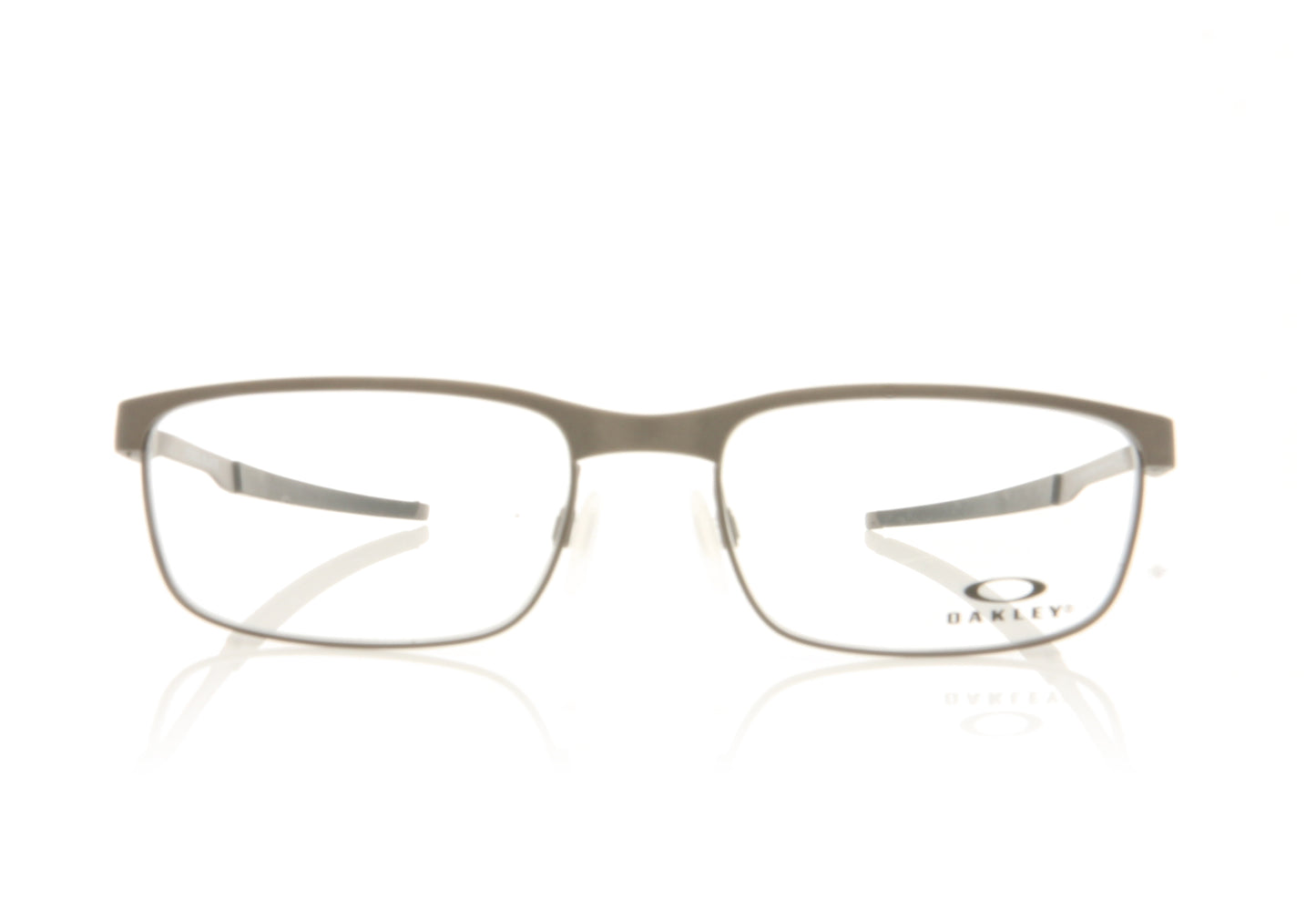 Oakley Steel Plate 322204 Powder Pewter Glasses - Front