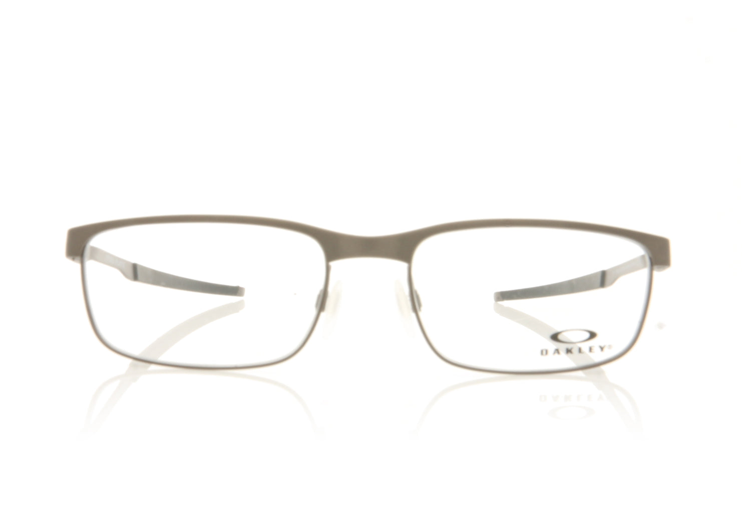 Oakley Steel Plate 322204 Powder Pewter Glasses - Front
