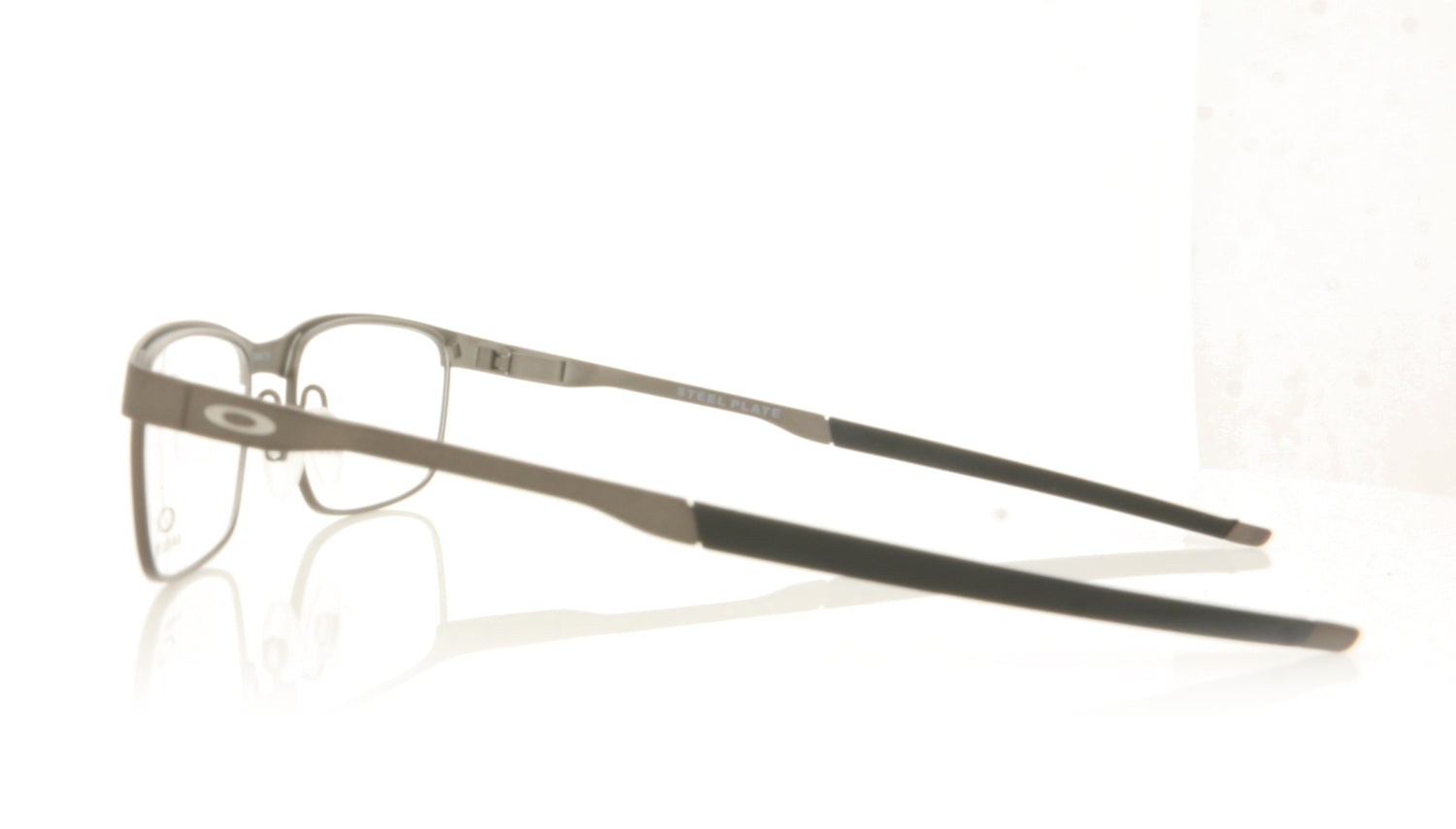 Oakley Steel Plate 322204 Powder Pewter Glasses - Side