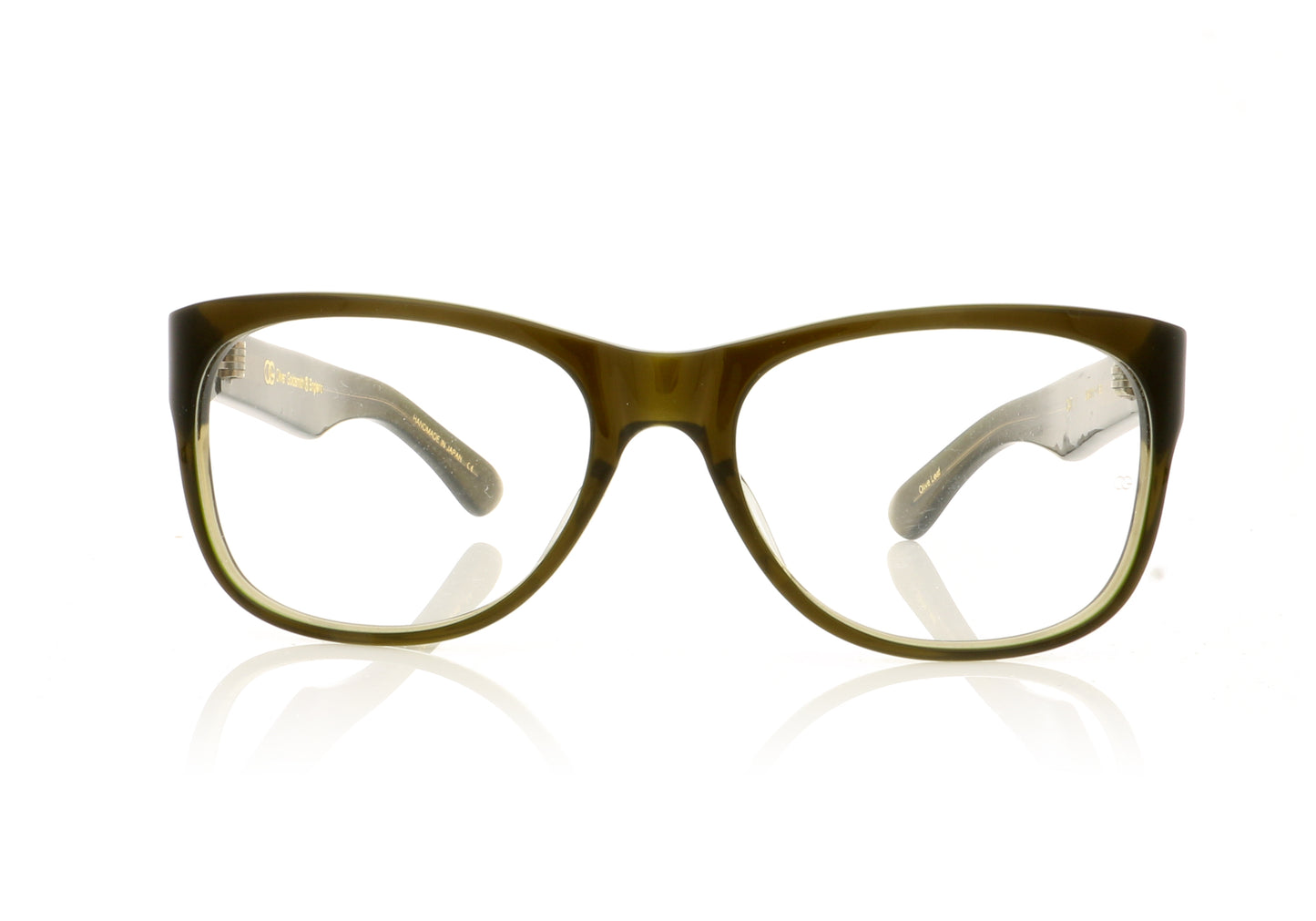 Oliver Goldsmith Cat OL Olive Leaf Glasses - Front