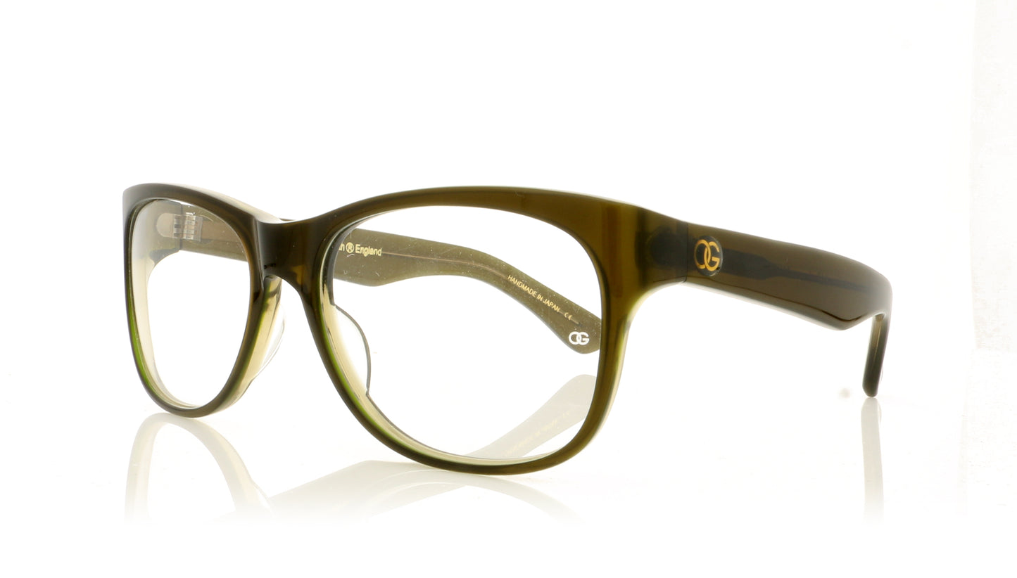 Oliver Goldsmith Cat OL Olive Leaf Glasses - Angle