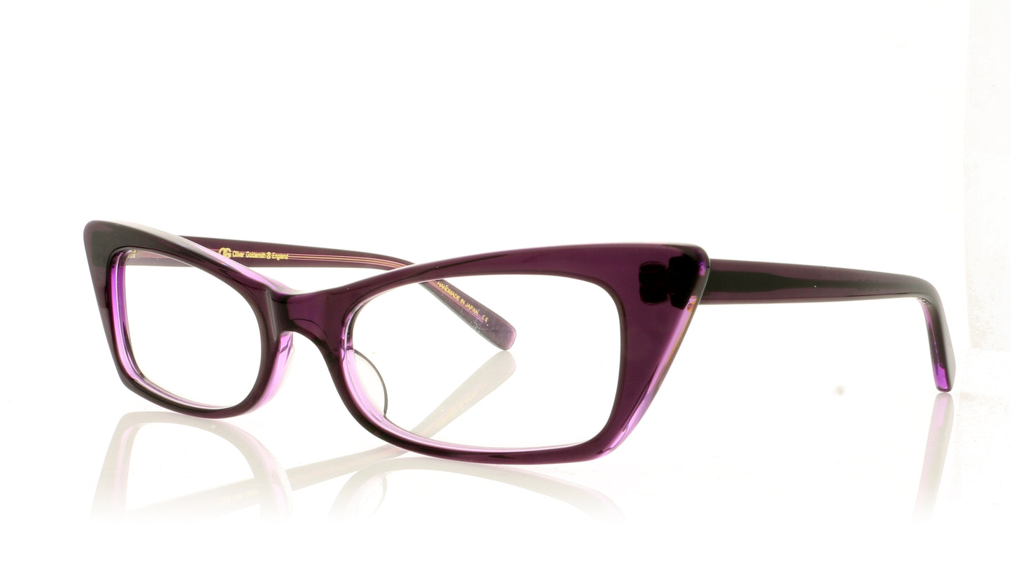 Oliver Goldsmith Chorus PL Purple Glasses - Angle