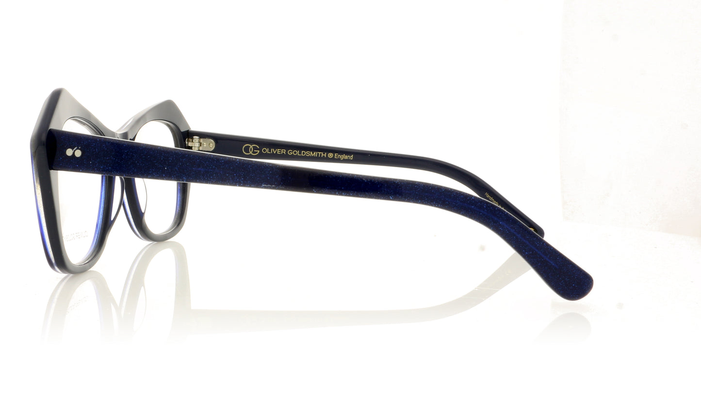 Oliver Goldsmith Denise 2 Blue Glasses - Side