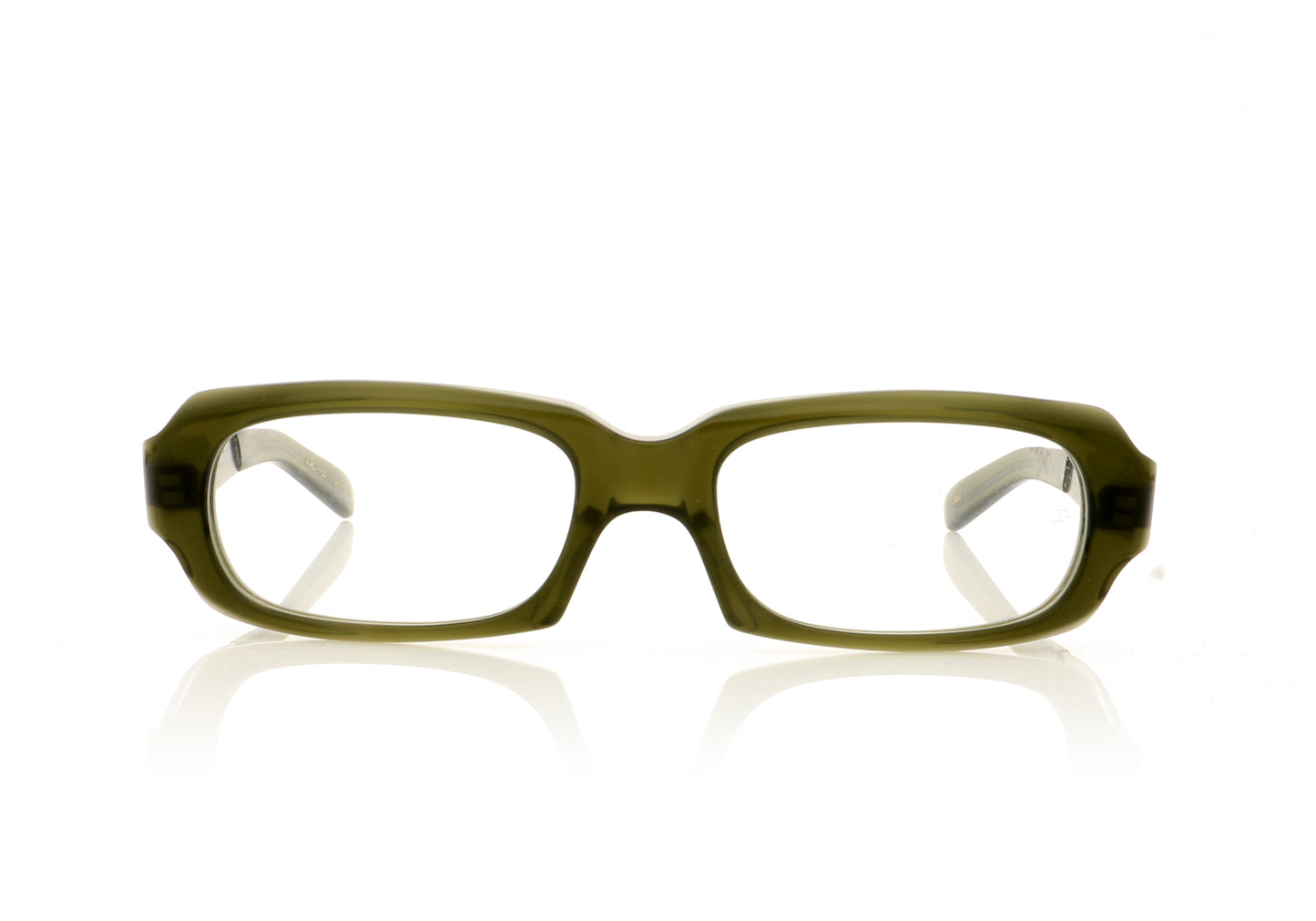 Oliver Goldsmith Empress Forest Green Glasses - Front