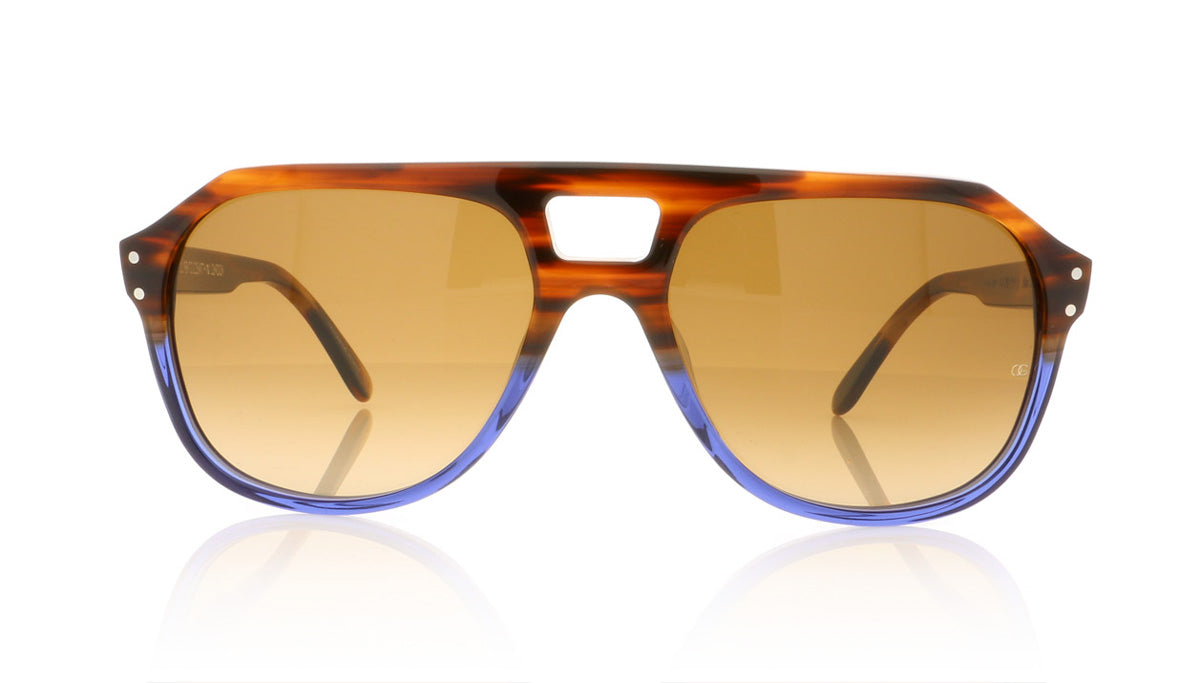 Oliver Goldsmith Glyn 16 Blue Sea Bed Sunglasses - Front