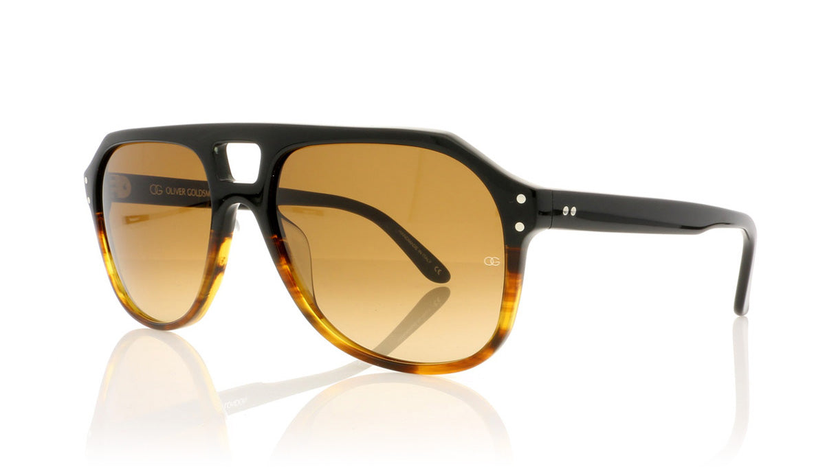 Oliver Goldsmith Glyn 3 Caramel Split Sunglasses - Angle