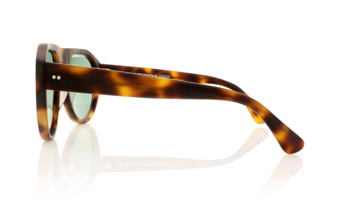 Oliver Goldsmith Gopas 3 Matte Dark Tort Sunglasses - Side