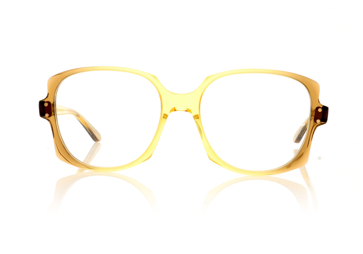 Oliver Goldsmith Jan TFE Toffee Glasses - Front