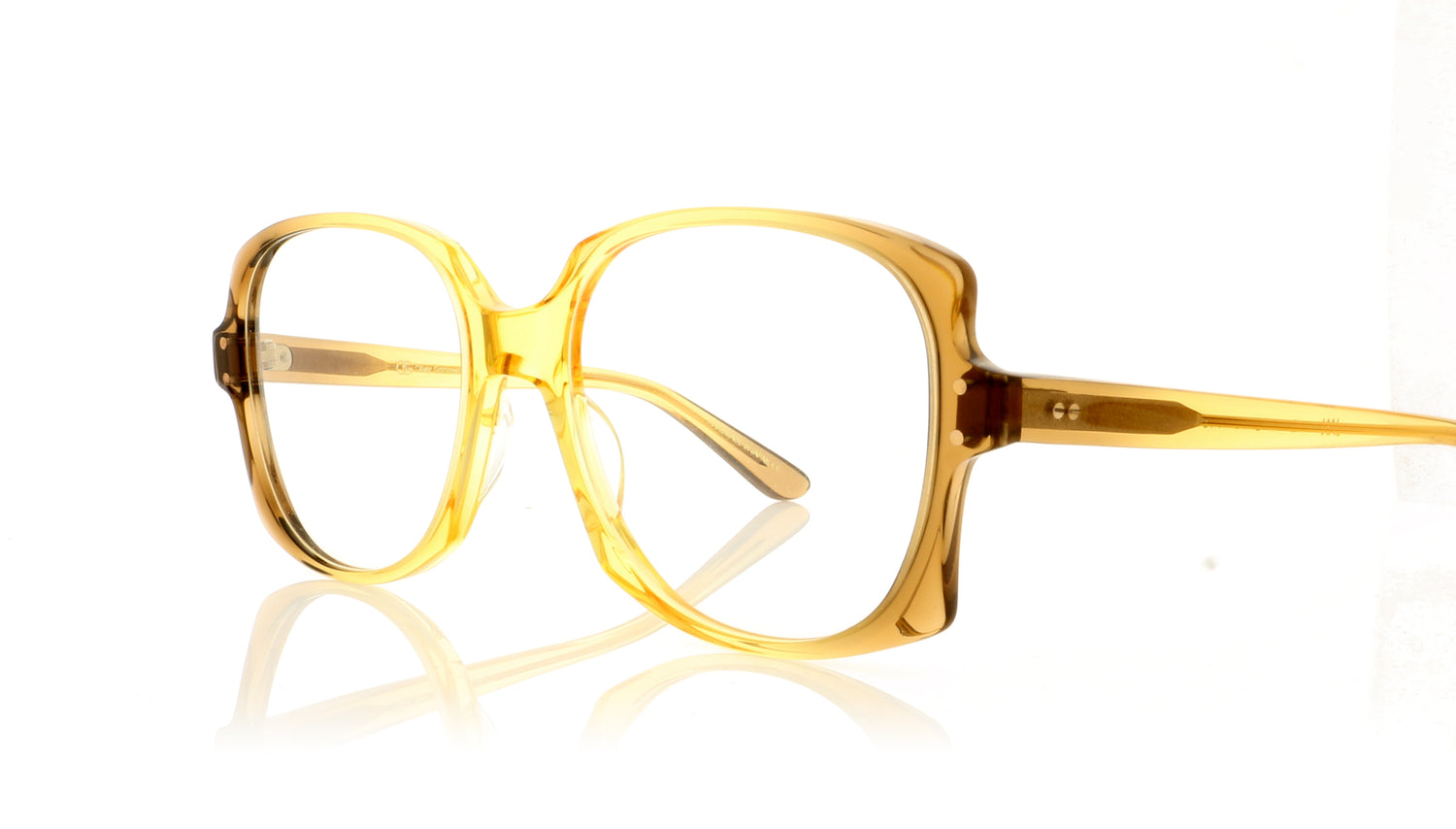 Oliver Goldsmith Jan TFE Toffee Glasses - Angle