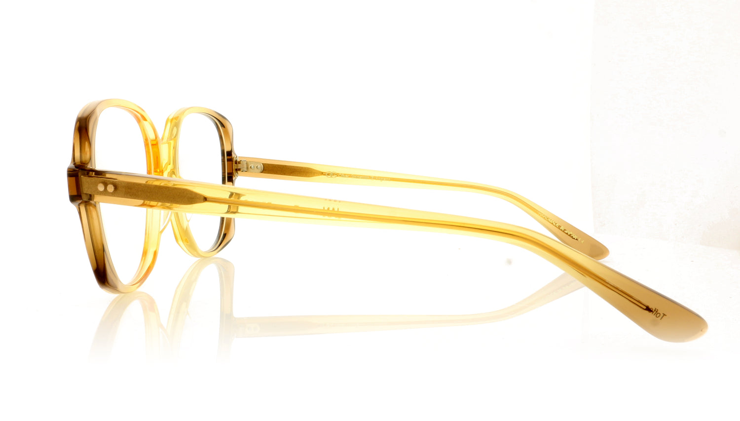 Oliver Goldsmith Jan TFE Toffee Glasses - Side