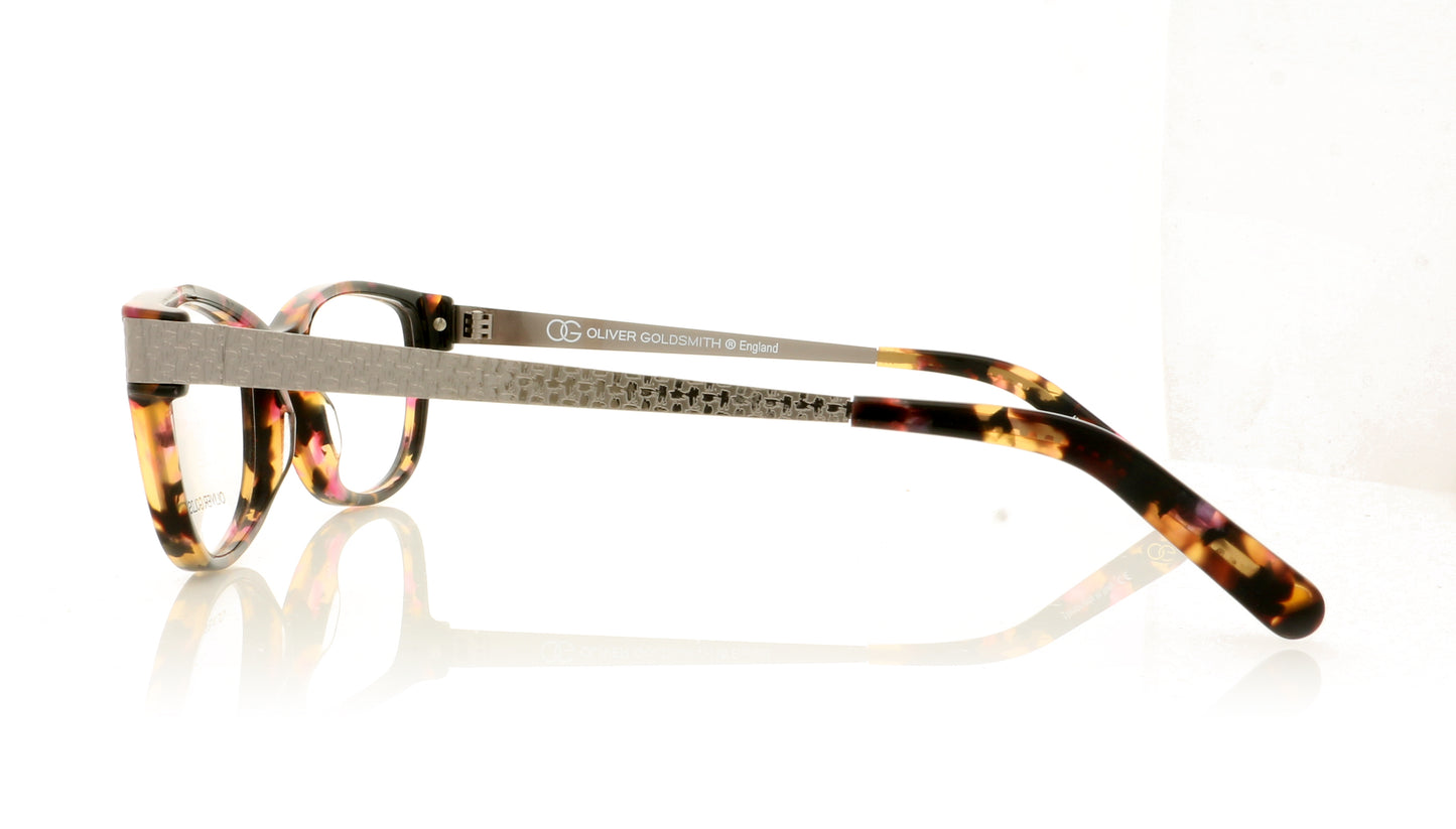 Oliver Goldsmith Justine PT Pink Tortoise Glasses - Side