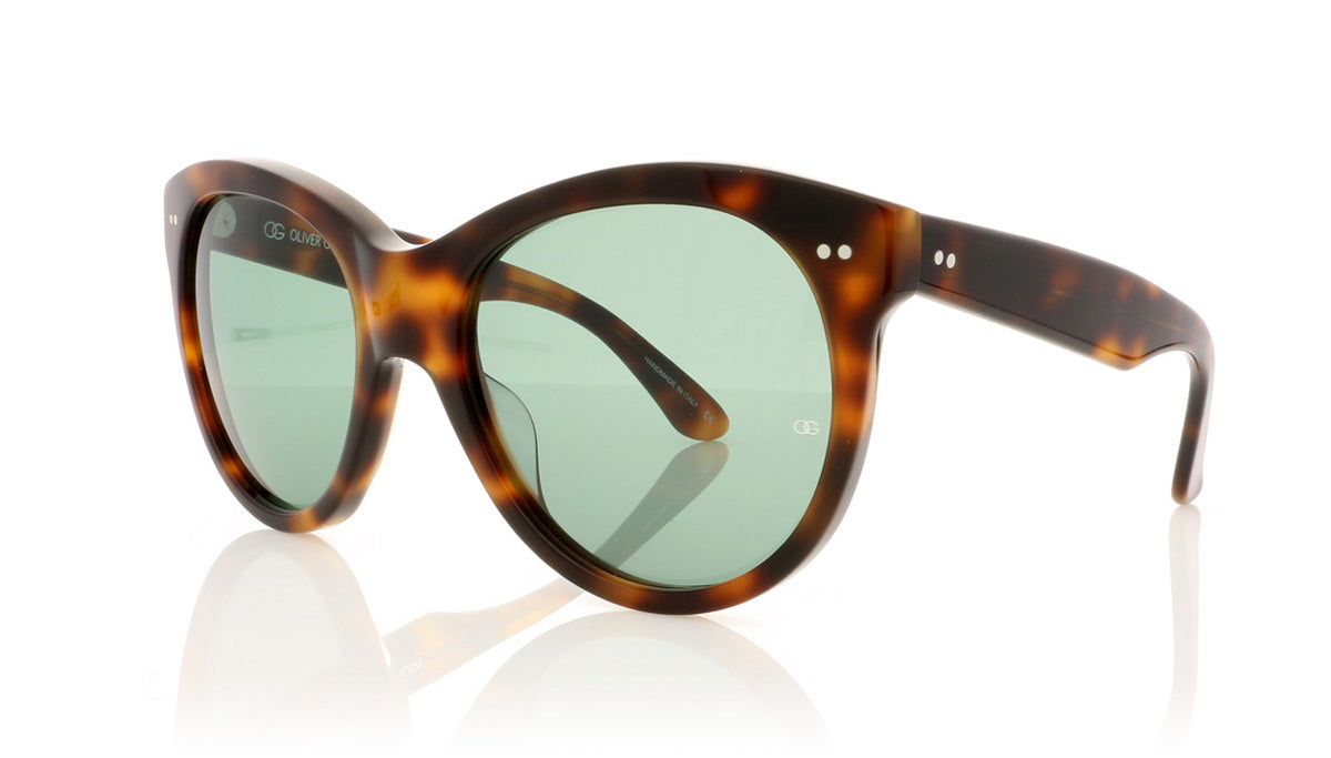 Oliver Goldsmith Manhattan 2 Dark Tortoiseshell Sunglasses - Angle