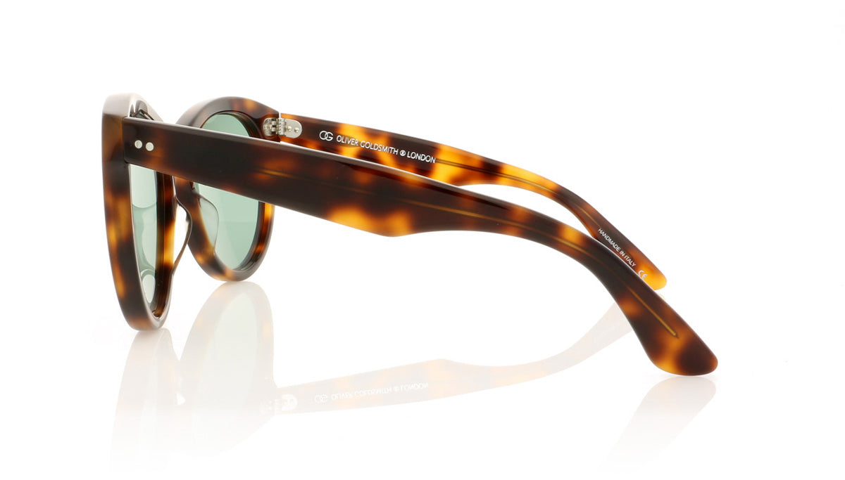 Oliver Goldsmith Manhattan 2 Dark Tortoiseshell Sunglasses - Side