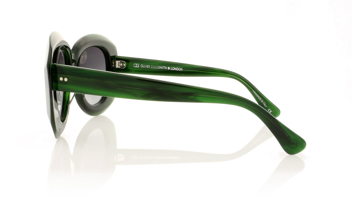 Oliver Goldsmith Norum 11 Evergreen Sunglasses - Side