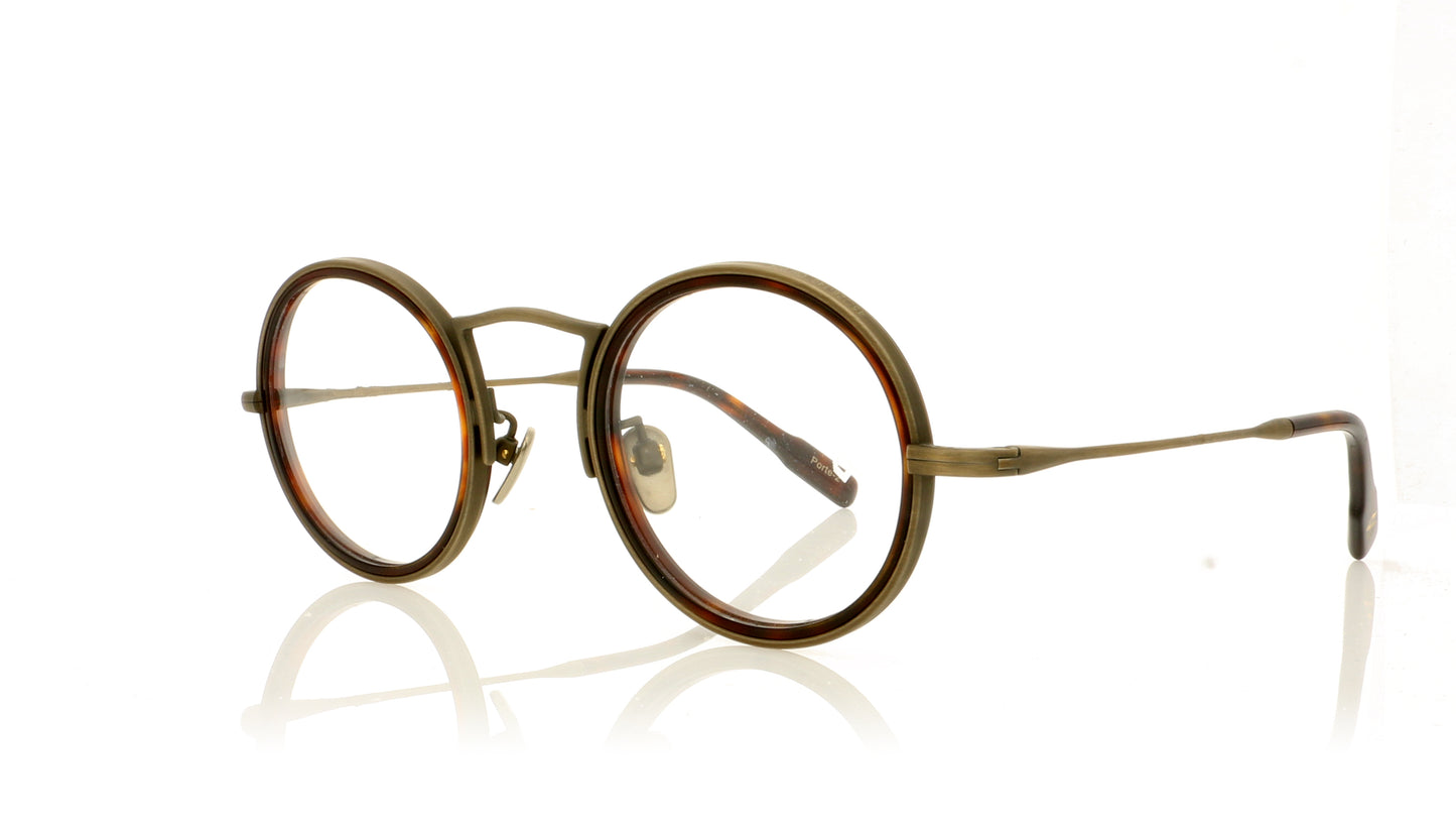 Oliver Goldsmith Porte-2 TORT Tortoiseshell Glasses - Angle