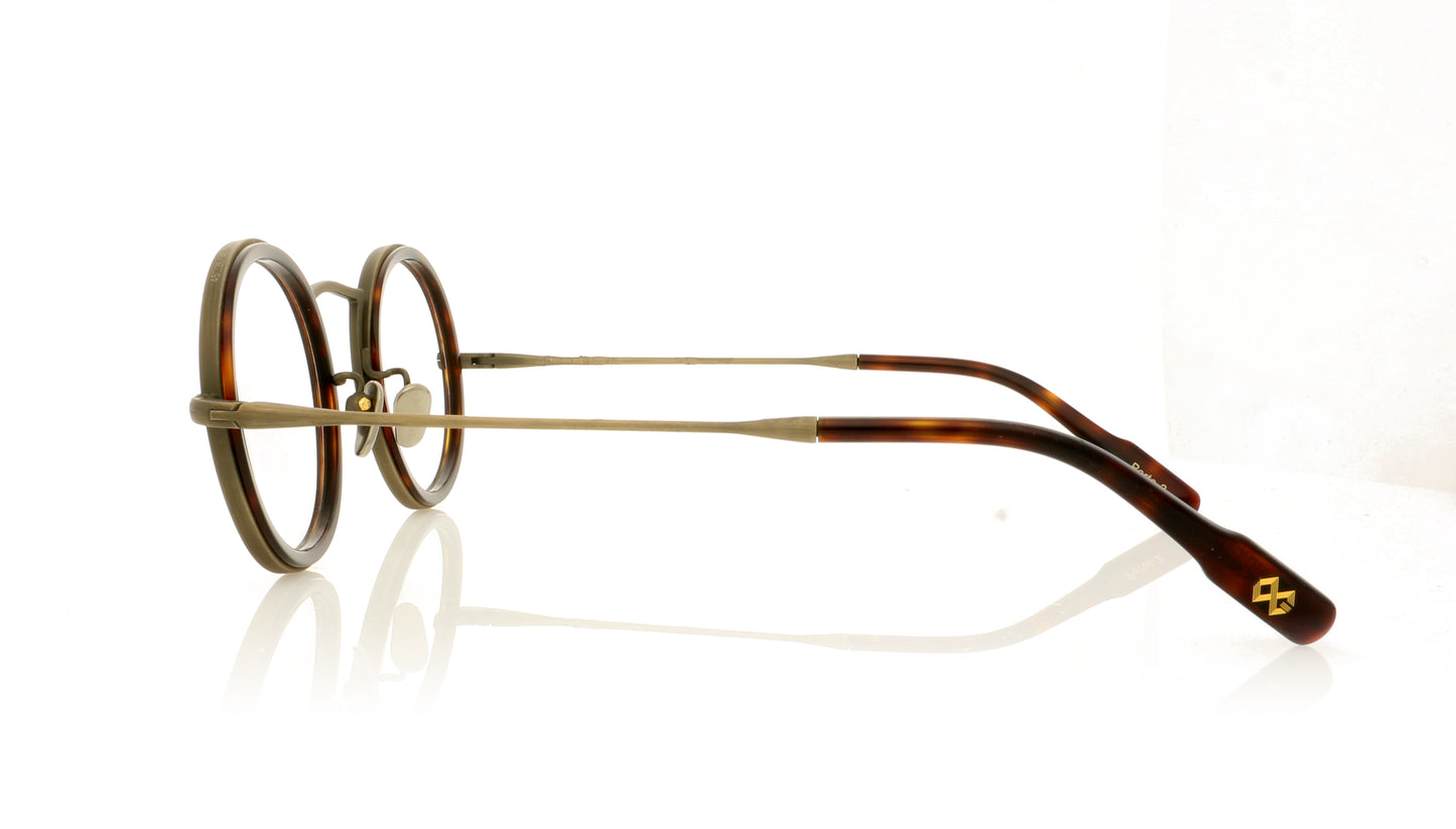 Oliver Goldsmith Porte-2 TORT Tortoiseshell Glasses - Side