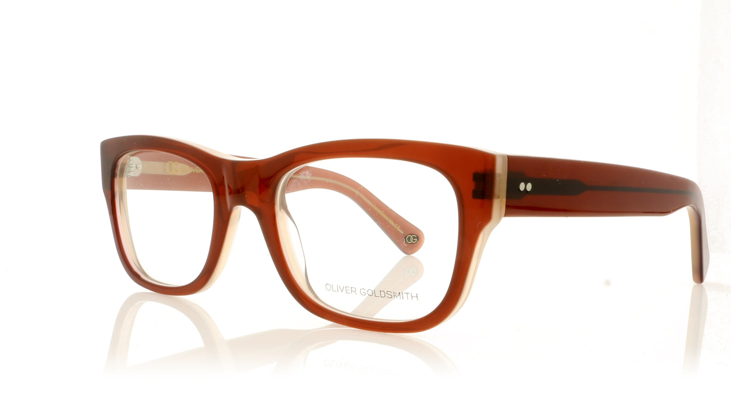 Oliver Goldsmith President BR Brown Glasses - Angle