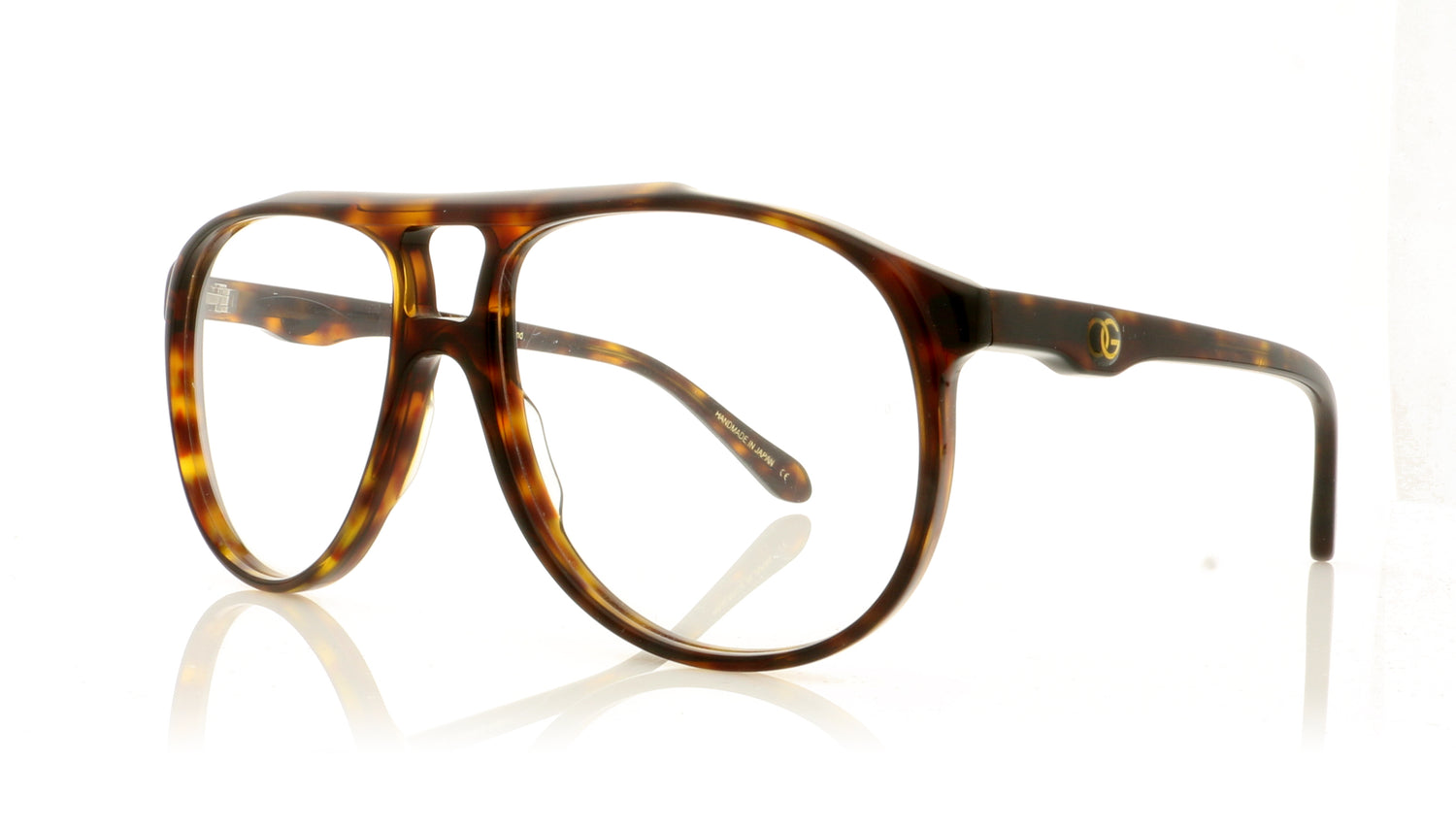 Oliver Goldsmith Ray E Tortoise Glasses - Angle
