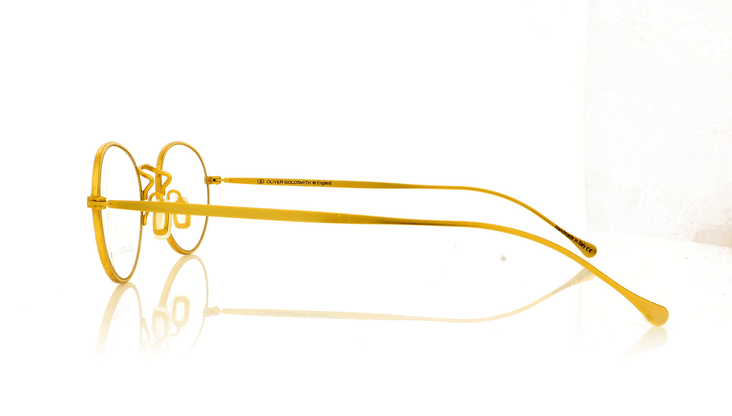 Oliver Goldsmith Rich GLD Gold Glasses - Side