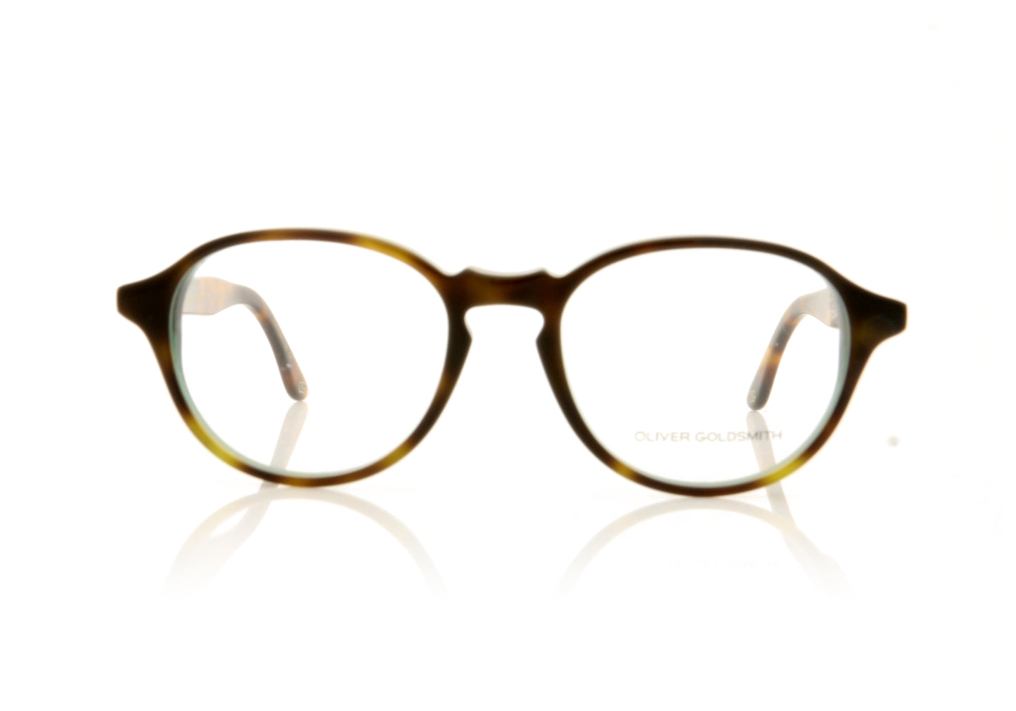 Oliver Goldsmith Rock 3 Tort Blue Glasses - Front