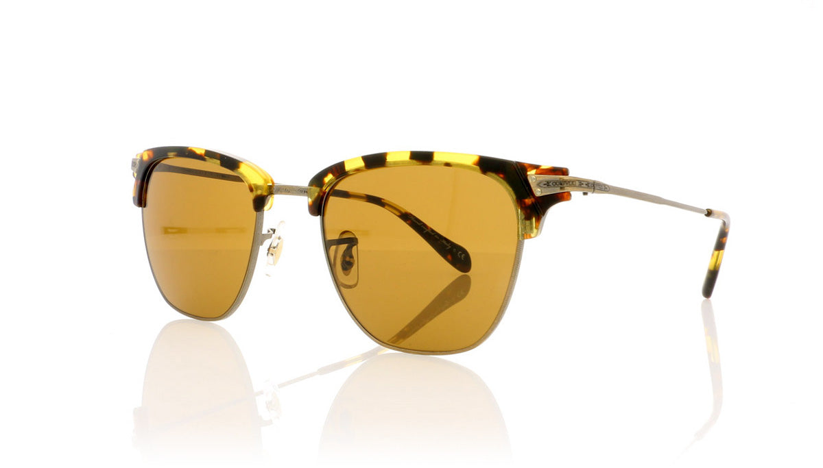 Oliver Peoples Banks Sun 0OV1145-S 50398B Antique Gold Sunglasses - Angle
