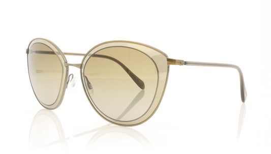Oliver Peoples Gwynne OV1178S 503913 Antique Gold Sunglasses - Angle