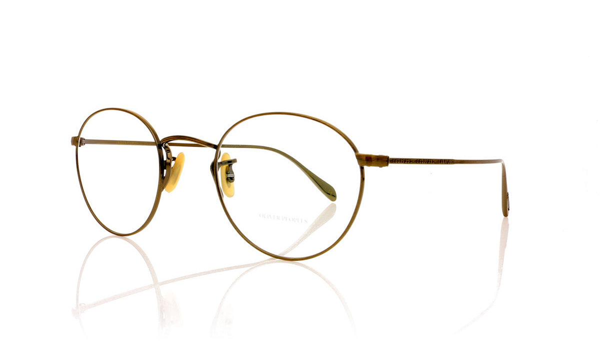 Oliver Peoples Coleridge 0OV1186 5039 Antique Gold Glasses - Angle