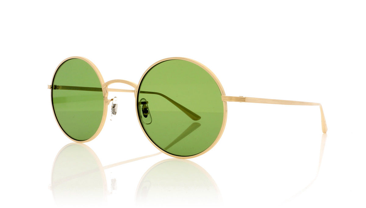 Oliver Peoples After Midnight 0OV1197ST 525252 Brushed Gold Sunglasses - Angle