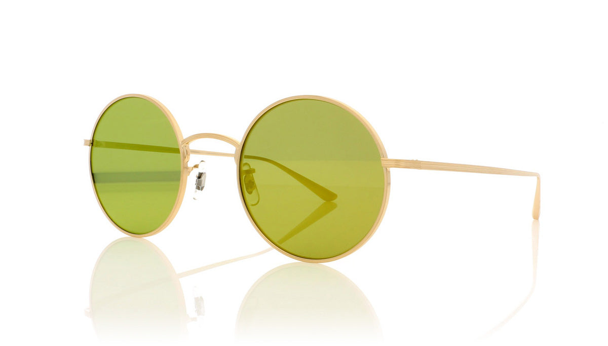 Oliver Peoples After Midnight 0OV1197ST 5252W4 Brushed Gold Sunglasses - Angle