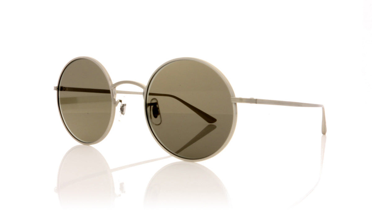 Oliver Peoples After Midnight 0OV1197ST 5254R5 Brushed Silver Sunglasses - Angle